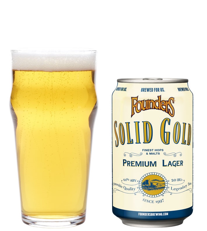 Founders Brewing Co. Introduces Solid Gold Premium Lager | Mashing In