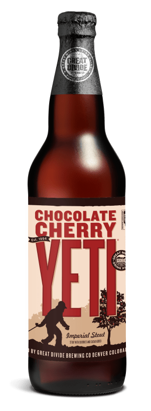 Chocolate Cherry Yeti 22oz bottle shot